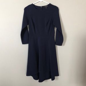 The Limited navy high-low dress